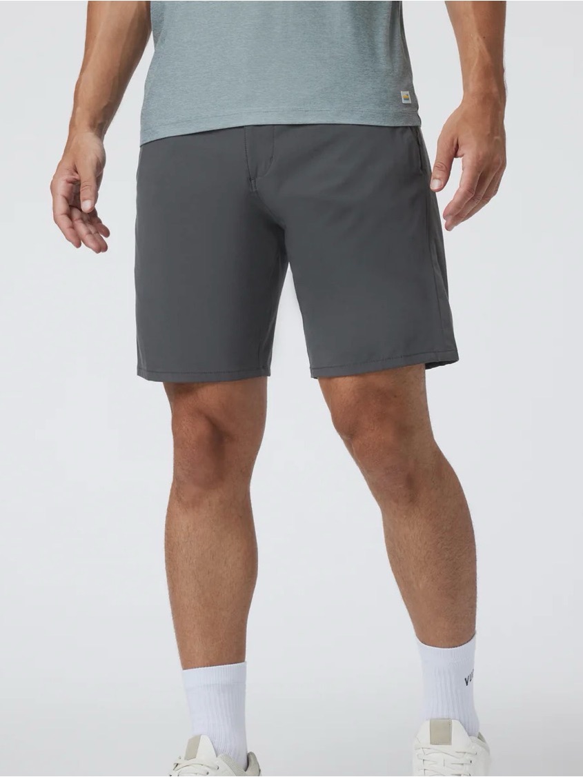 Vuori Men's Size 30 Aim Shorts V368 Dark Grey Golf Travel Everyday $74 Stretch